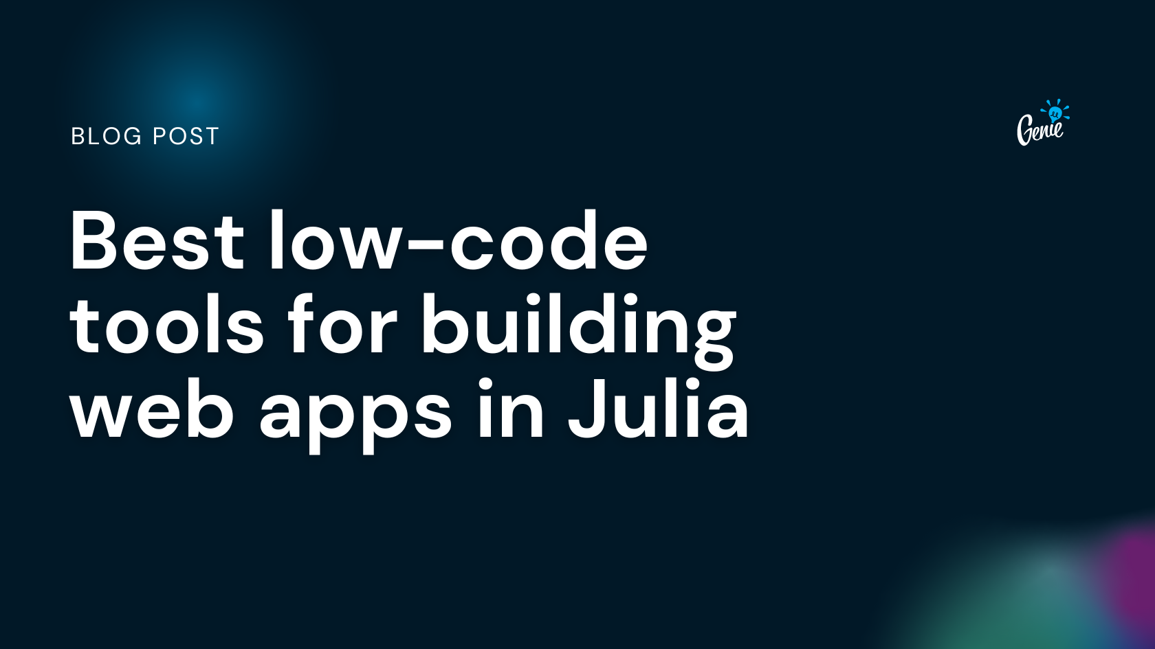 Best Low-Code Tools for Building Web Apps in Julia